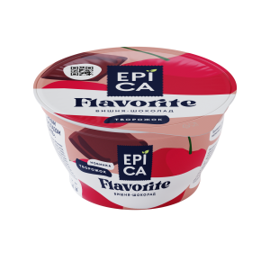 Десерт  творожный EPICA  Flavorite с вишней и шоколадом 8.1%, 130г