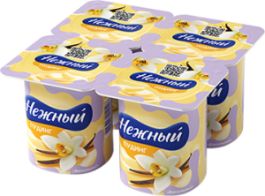 Пудинг Нежный ванильный 2,8% 4*100г