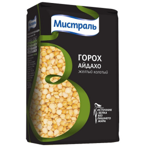 Горох желтый МИСТРАЛЬ Айдахо колотый 500 г