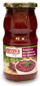 Закуска из свеклы ЕКО по-фински 490 г.