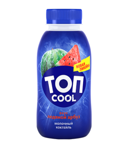 Коктейль молочный ТОП COOL Ледяной Арбуз 2% 330г