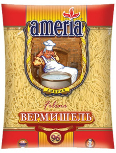 Вермишель Ameria №96 из мягких сортов пшеницы 400 г.