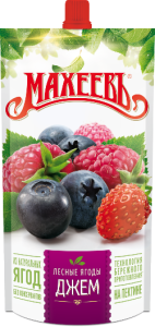 Джем МАХЕЕВЪ лесные ягоды 300 г.