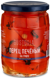 Перцы GUSTORIA печеные на гриле 580мл