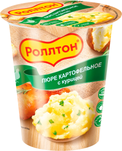 Пюре картофельное Роллтон курица 55г