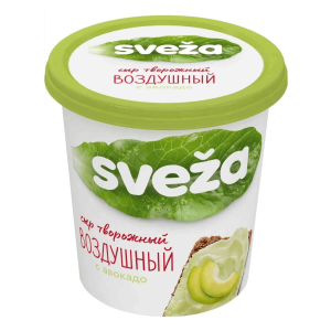 Сыр творожный Sveza воздушный с авокадо 60% БЗМЖ 150 г