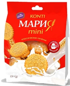 Печенье затяжное  Мария мини 250г Конти