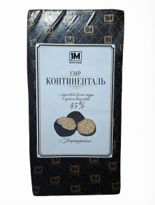 Сыр 1М молочный Континенталь с тартуфатой 45%, весовой