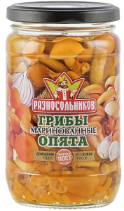 ГрибыТМ Разносольников маринованные Опята 330г