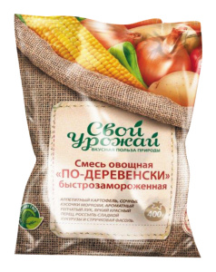 Овощная смесь  По-деревенски Свой Урожай быстрозамороженная 400 г