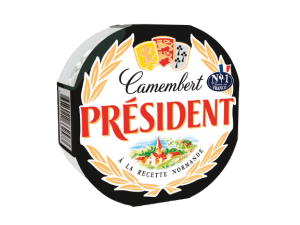 Сыр PRESIDENT Camembert с белой плесенью 45% 125г