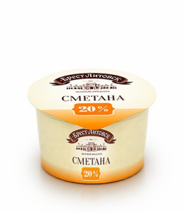 Сметана Брест-Литовск 20% 180 г.