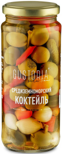 Коктейль GUSTORIA средиземноморский из оливок и овощей 358мл
