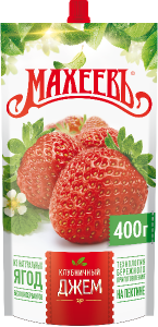 Джем МАХЕЕВЪ клубничный 400г