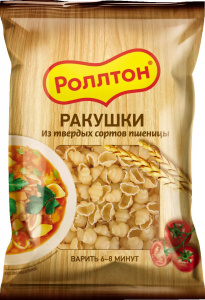 Макароны Роллтон ракушки 400г