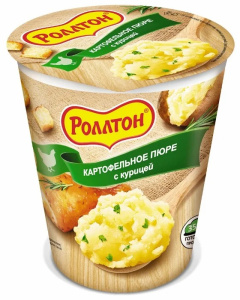 Пюре картофельное Роллтон с курицей 55 г.
