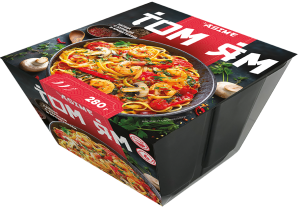 Паста ASIME том ям с курицей и креветками 280г