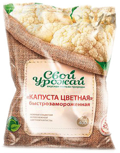 Капуста цветная Свой Урожай замороженная 400 гр