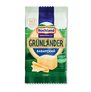 Сыр Hochland GRÜNLÄNDER Баварский 45% 180г