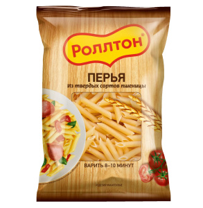 Макароны Роллтон перья 400г