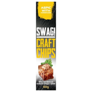 Картофельные чипсы SWAG! холодец-хрен 50 г.