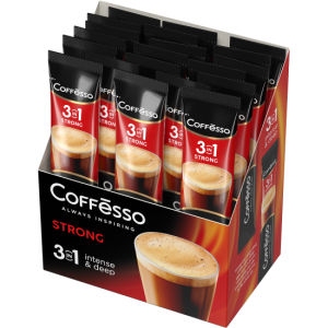 Кофейный напиток Coffesso Strong 3в1 растворимый 15 г х 20 шт