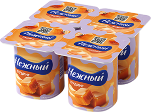 Пудинг Нежный карамельный 2,8% 4*100г