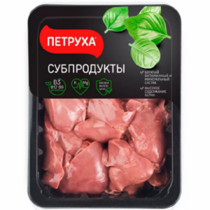 Печень куриная замороженная  Петруха 550 г.