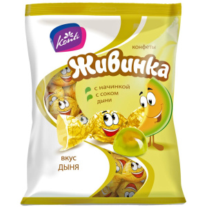 Конфеты KONTI Живинка вкус дыня 250 г.