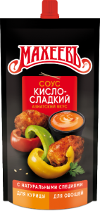 Соус деликатесный МАХЕЕВЪ Кисло-сладкий 230 г.