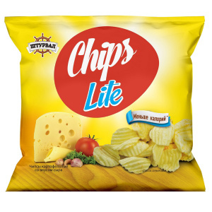 Чипсы картофельные Штурвал Chips Lite со вкусом сыра 20г