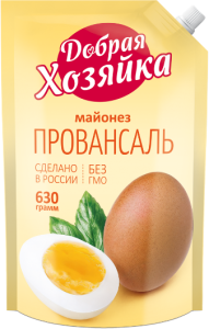 Майонез Добрая хозяйка провансаль 50,5% 630г