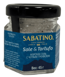 Соль с Чёрным трюфелем  SABATINO 45г