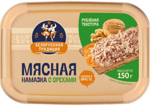 Намазка Мясная с орехом Белорусская традиция 150г