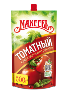 Кетчуп МАХЕЕВЪ томатный 500г