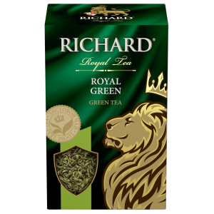 Чай зелёный Richard Royal Green крупнолистовой 90 г.
