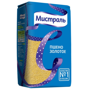 Крупа МИСТРАЛЬ пшено золотое 900 г