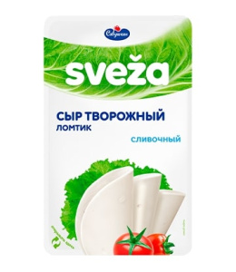 Сыр творожный Савушкин сливочный 60% слайсы 150 г.