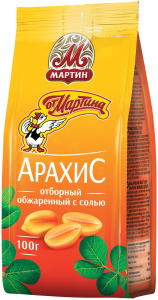 Арахис обжаренный От Мартина отборный с солью 100 г