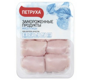 Мякоть бедра цыпленка бройлера Петруха без кости 750 г., весовой