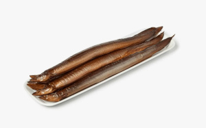Угорь замороженный Калининградский  копчёный целый 180-260 г, весовой