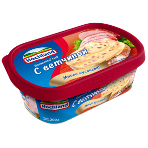 Сыр плавленый Hochland с ветчиной 200г