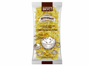 Колечки луковые ШТУРВАЛ сметана с луком 150г