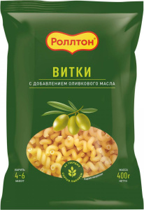 Макаронные изделия Роллтон Витки с оливковым маслом 400 г