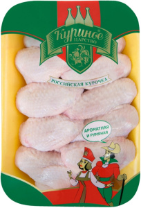 Крыло куриное цыпленка-бройлера Куриное царство замороженное ~900г, весовой