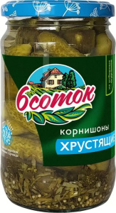 Корнишоны 6 соток Хрустящие маринованные 350 мл