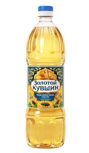 Масло подсолнечное  Золотой Кувшин рафинированное 1л