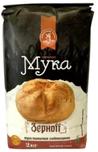 Мука Зерноff пшеничная хлебопекарная высший сорт 2 кг