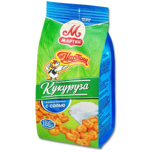 Кукуруза От Мартина С солью отборная жареная 100 г