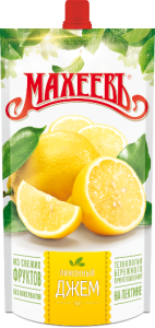Джем МАХЕЕВЪ лимонный 300 г.